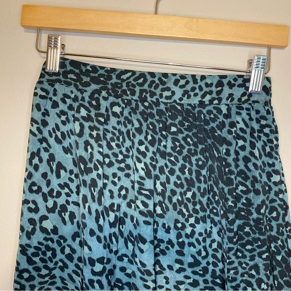 Elan Leopard Print Silky Midi Skirt - Picture 4 of 6